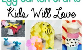 Egg cartons are a great versatile craft supply to have on hand! Including everything from flowers, a bee hive, and whales to a fire truck, train, and even an ice cream sundae. embracingdestinyblog.com